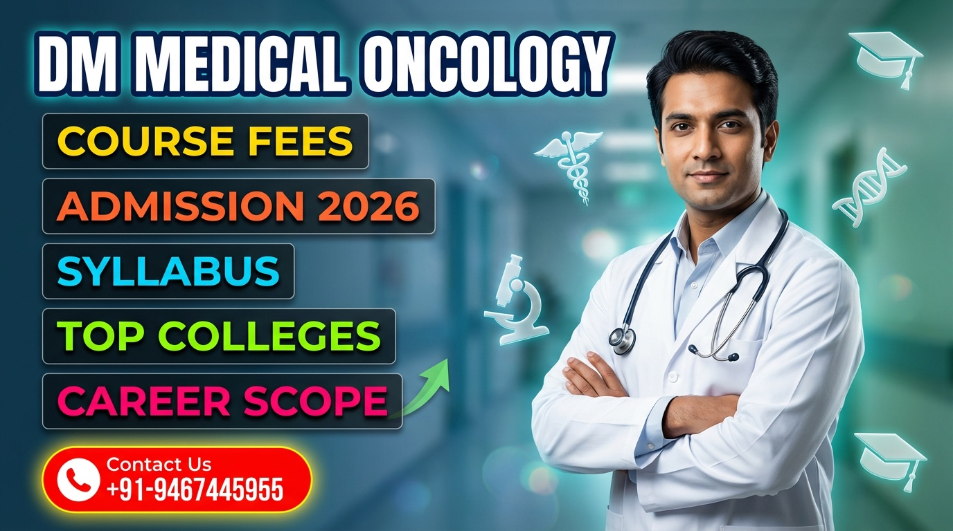 DM Medical Oncology : Admissions, Medical Colleges, Fees, Eligibility Criteria details